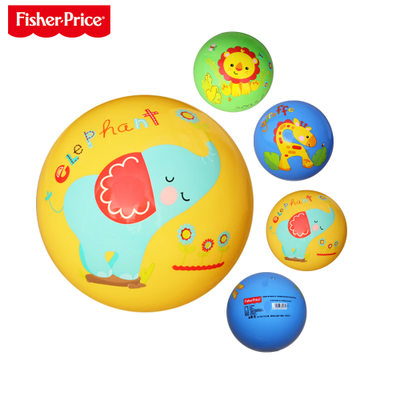 FISHER-PRICE美国费雪 宝宝拍拍球幼儿园小孩小皮球儿童玩具球充气正版玩具 10*14cm