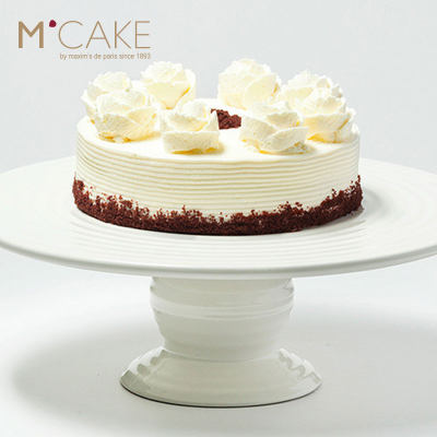 mcake 蔓越莓红丝绒奶油生日宴会蛋糕 1磅 上海北京杭州苏州