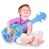 buddyfun贝芬乐 99042 粉红小猪佩奇琪尤克里里初学者儿童小吉他玩具男女孩可弹奏乐器