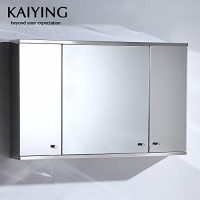 凯鹰 浴室不锈钢置物镜柜储物柜卫浴镜箱(带镜子三开门) MC103