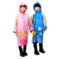 南极人 儿童雨衣幼儿园宝宝雨披小孩学生男童女童环保雨衣带书包位