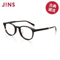 JINS睛姿 含镜片眼镜近视镜SC古典板材可加配镜片MCF15A455