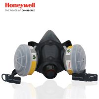 Honeywell霍尼韦尔 5500 防毒面具 喷漆装修化工防粉尘甲醛消防面具防烟防毒面罩 + 750015 防尘七件套