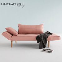 丹麦innovation依诺维绅 木腿小鸟 单人沙发床书房办公休闲沙发午休床zeal