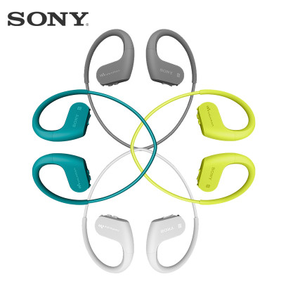Sony索尼 NW-WS623 穿戴式防水蓝牙游泳运动耳机mp3播放器 4GB 黑/白/黄/绿色可选