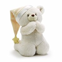 GUND 祷告泰迪熊婴儿音乐毛绒玩具
