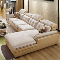 林氏木业 布艺沙发现代简约小户型经济型客厅整装沙发组合家具2040