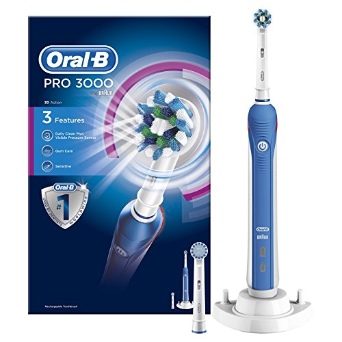 BRAUN博朗 Oral-B欧乐-B Pro 3000多动向充电电动牙刷