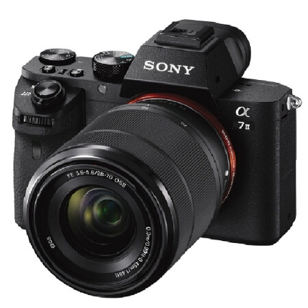 SONY索尼 ILCE-7M2K 全画幅微单单镜标准套机（2430万有效像素 28-70mm镜头 F3.5-5.6 a7M2K/α7M2K）