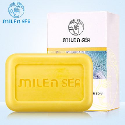 Milensea米蓝晞 以色列进口 死海矿物硫磺皂 125g 祛痘去除螨虫止痒洗脸手工洁面香药皂