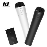 Ki Key Innovation Ki mu008+无线话筒手机唱吧 电视蓝牙麦克风 黑白双支装
