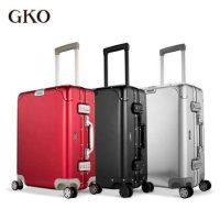 GKO 硬箱旅行箱 箱子 女行李箱 登机箱铝镁合金拉杆箱万向轮男20寸 陈伟霆同款