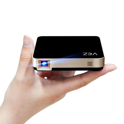 Vez E6 微型投影仪家用wifi无线高清1080p迷你手机教学办公影院投影机