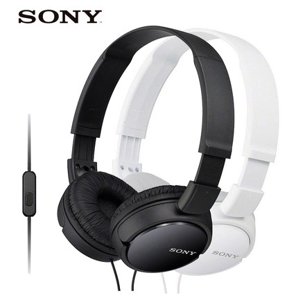 Sony索尼 MDR-ZX110AP 头戴式立体声线控通话音乐耳机电脑手机 黑白2色
