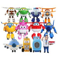 AULDEY奥迪双钻 超级飞侠 家庭大团圆套装儿童玩具 8只大变形机器人+4只搪胶可动玩偶 720295
