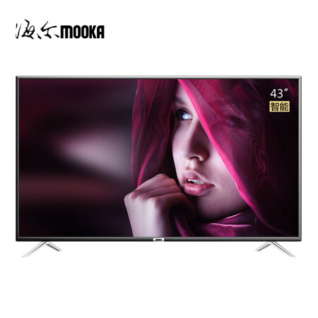 MOOKA海尔模卡 43A6 智能网络窄边框全高清LED液晶电视 43英寸 黑色
