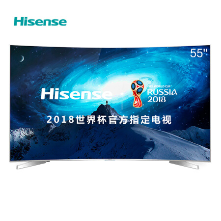 Hisense海信 LED55EC780UC 55英寸 曲面4K智能平板电视 HDR动态显示