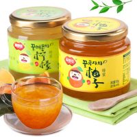 福事多 蜂蜜柚子茶500g+柠檬茶500g 韩国风味水果茶冲饮品 送杯勺