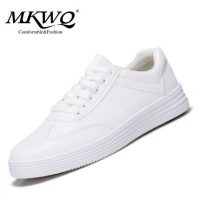 Mkwq 男士小白鞋新款百搭韩版透气运动板鞋男学生白色休闲鞋子潮 2色可选