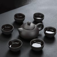 辉跃 功夫茶具套装1壶+6杯 家用简约茶壶茶杯茶道