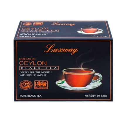 乐卡斯 红茶斯里兰卡进口精选红茶50包袋泡茶100g独立小包装