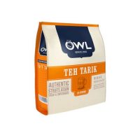 进口OWL猫头鹰 咖啡手工拉茶速溶奶茶粉20条340G新加坡三合一