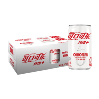 Coca-Cola可口可乐 纤维无糖0脂肪0热量碳酸饮料汽水整箱装 200ml x12罐