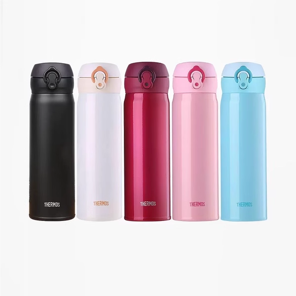 膳魔师 保温杯车载大容量便携简约304不锈钢水杯男女生杯子500ml