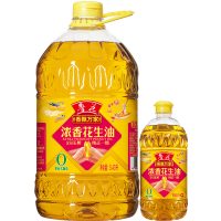 鲁花 香飘万家花生油6.43L（5.43L+1L）食用油粮油